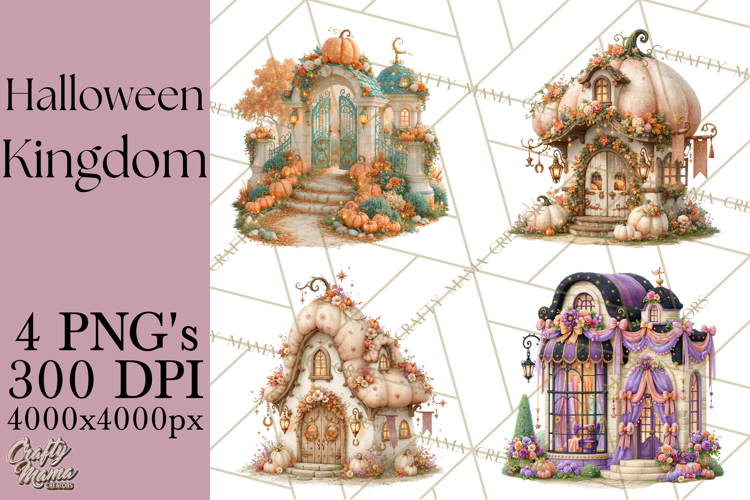 Halloween Kingdom Buildings PNG Clipart