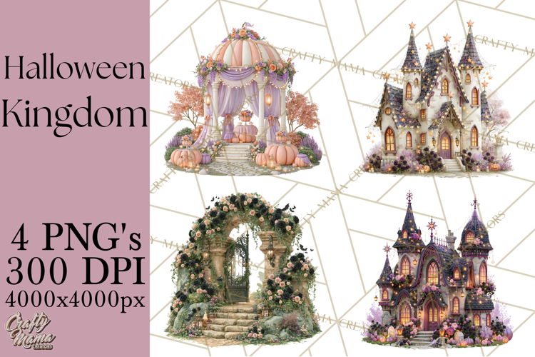Halloween Kingdom Buildings PNG Clipart