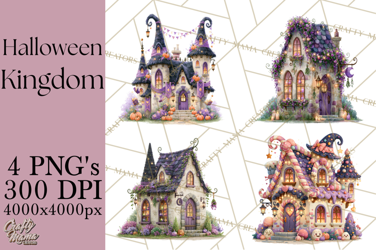 Halloween Kingdom Buildings PNG Clipart