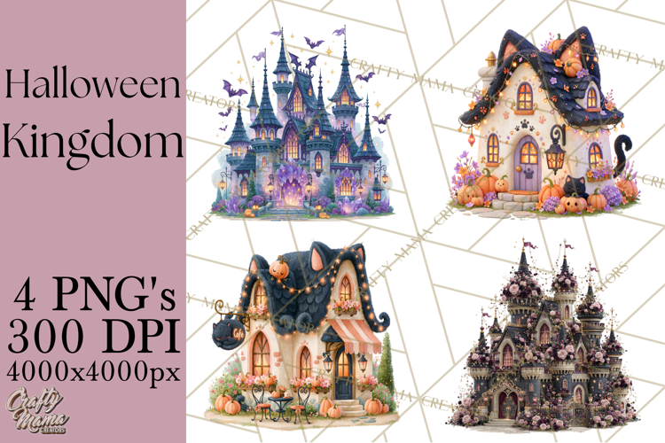 Halloween Kingdom Buildings PNG Clipart