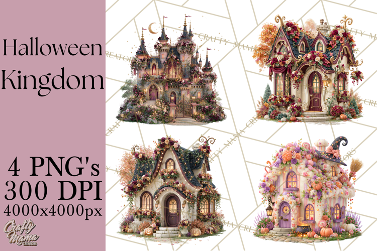 Halloween Kingdom Buildings PNG Clipart