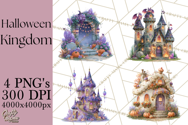 Halloween Kingdom Buildings PNG Clipart