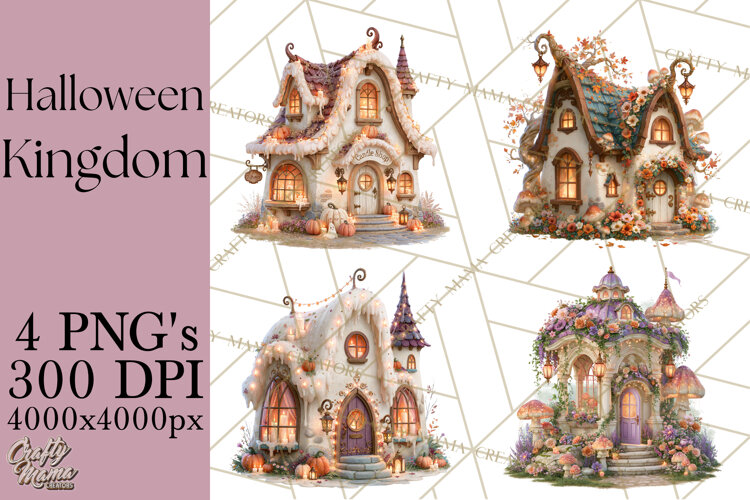 Halloween Kingdom Buildings PNG Clipart example image 1