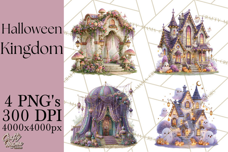 Halloween Kingdom Buildings PNG Clipart example image 1