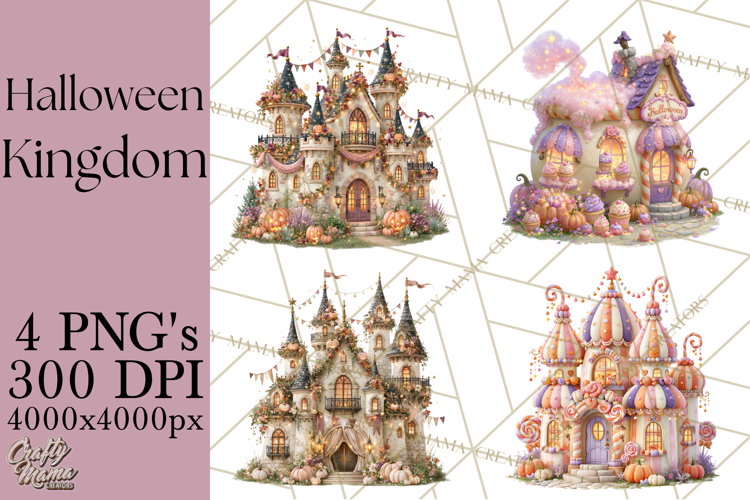 Halloween Kingdom Buildings PNG Clipart