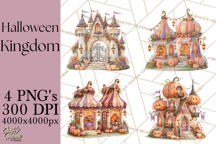 Halloween Kingdom Buildings PNG Clipart