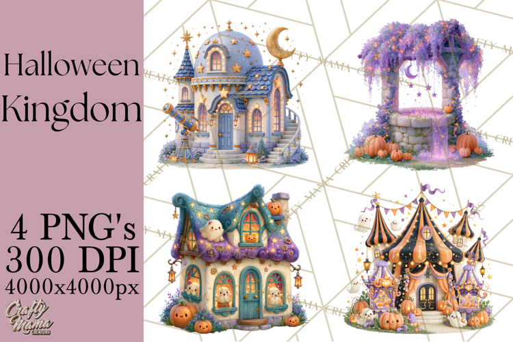 Halloween Kingdom Buildings PNG Clipart