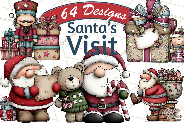 The Night Before Christmas Clipart, Santas Sleigh PNG
