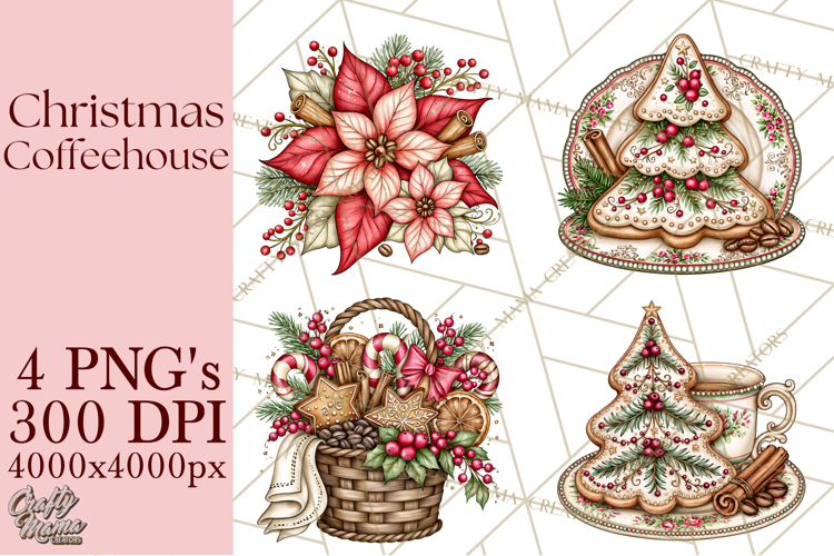 Christmas Coffeehouse PNG Clipart