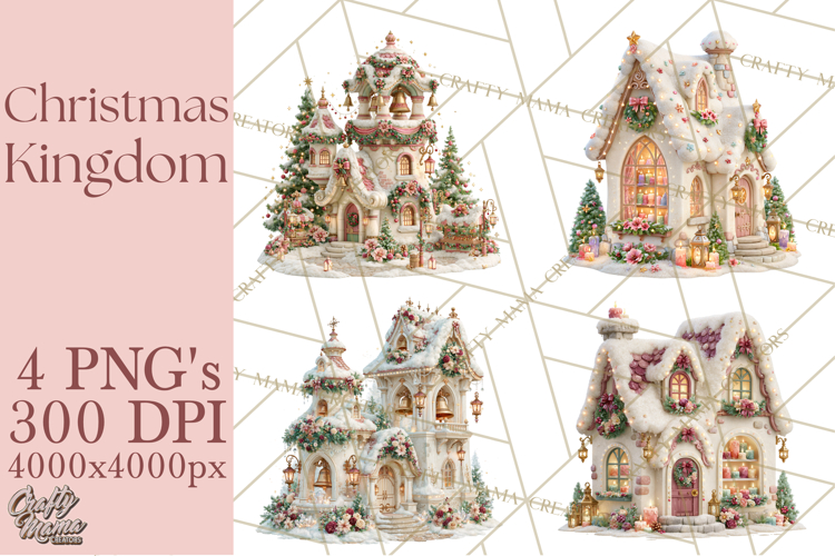 Christmas Kingdom Buildings PNG