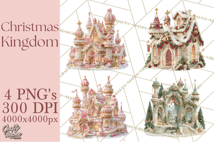 Christmas Kingdom Buildings PNG