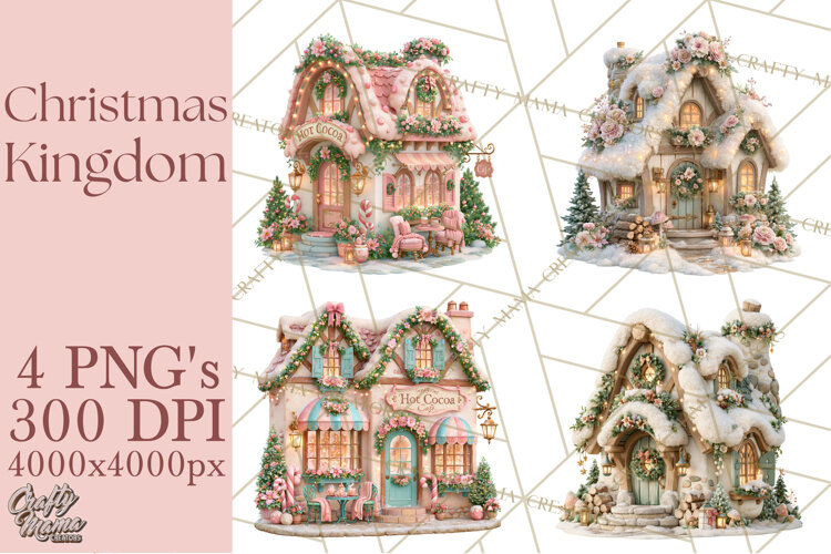 Christmas Kingdom Buildings PNG example image 1