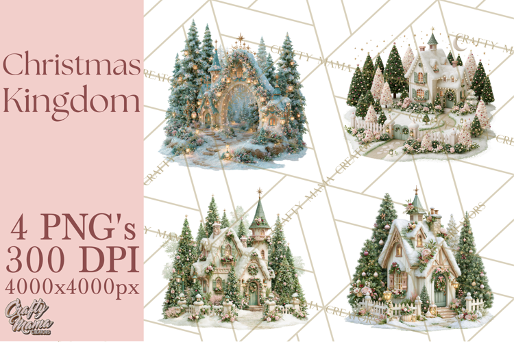 Christmas Kingdom Buildings PNG