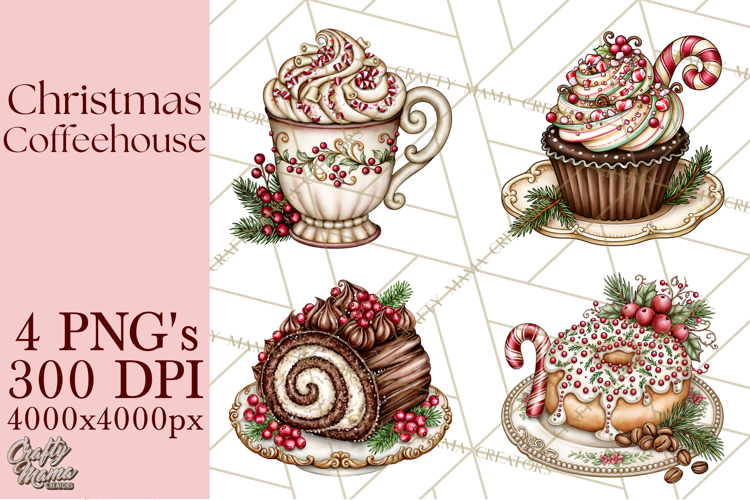 Christmas Coffeehouse PNG Clipart