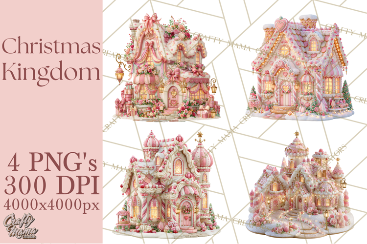 Christmas Kingdom Buildings PNG