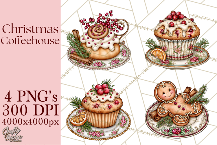 Christmas Coffeehouse PNG Clipart