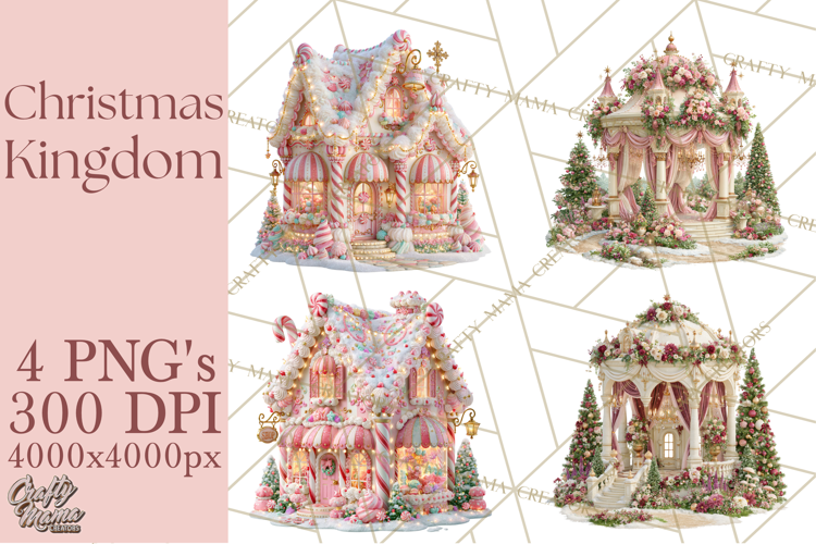 Christmas Kingdom Buildings PNG