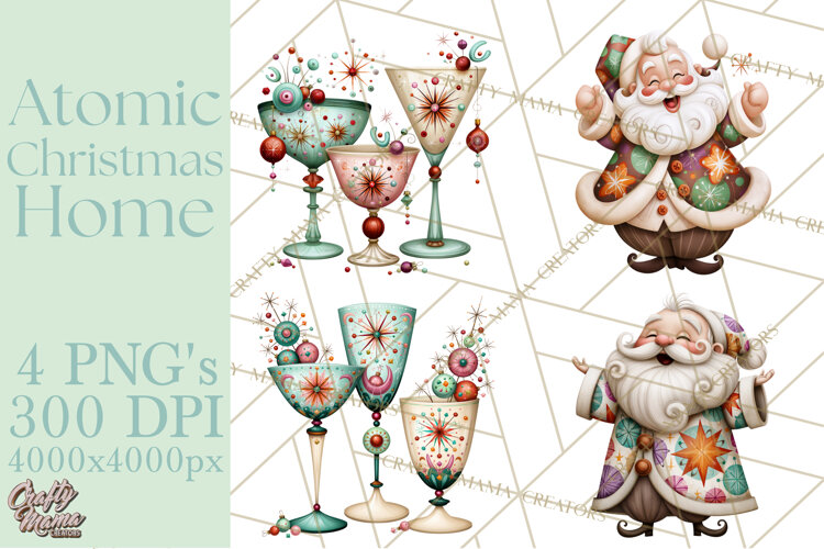 Atomic Christmas Home PNG Clipart example image 1