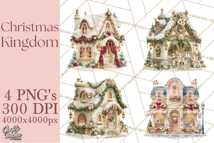 Christmas Kingdom Buildings PNG