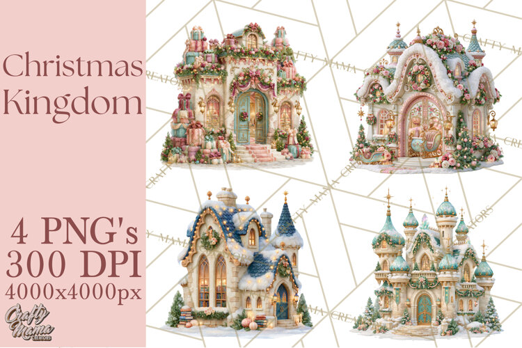 Christmas Kingdom Buildings PNG example image 1