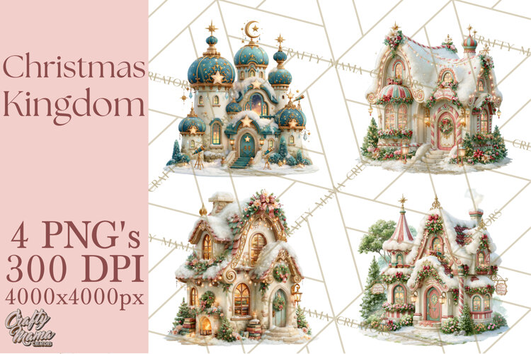 Christmas Kingdom Buildings PNG example image 1