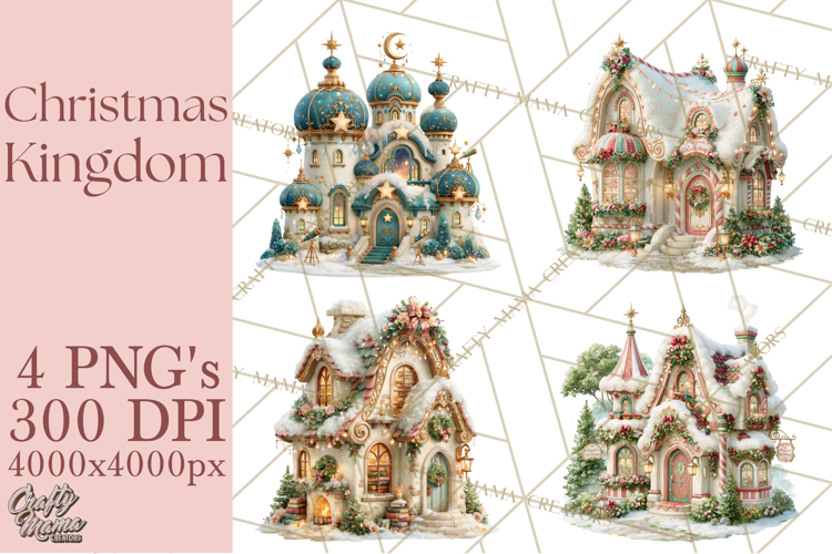 Christmas Kingdom Buildings PNG
