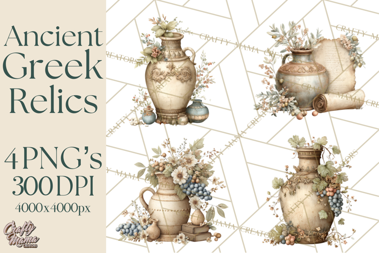 Ancient Greece Clipart Greek Aesthetic Mediterranean