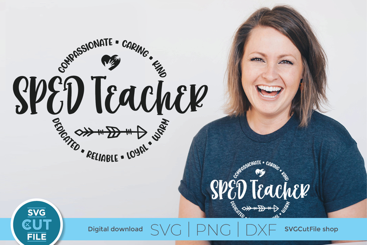 Special ed teacher svg, SPED svg, SPED teacher svg, dxf, png