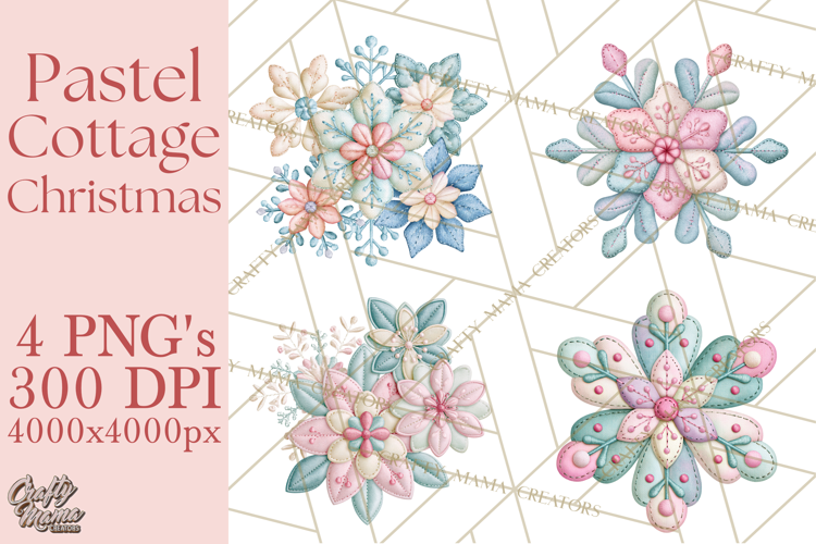 Cozy Cottage Christmas Clipart PNG