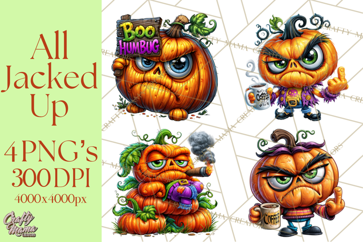 Snarky Jack O Lantern Halloween PNG Clipart