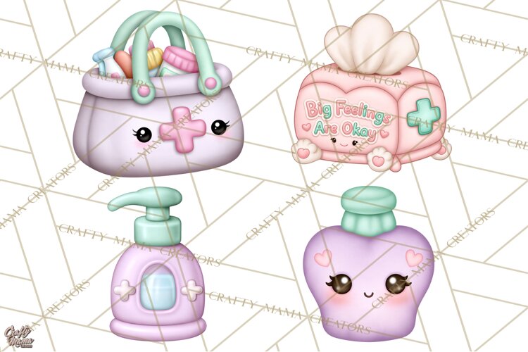 School Nurse Kawaii Clipart example image 1