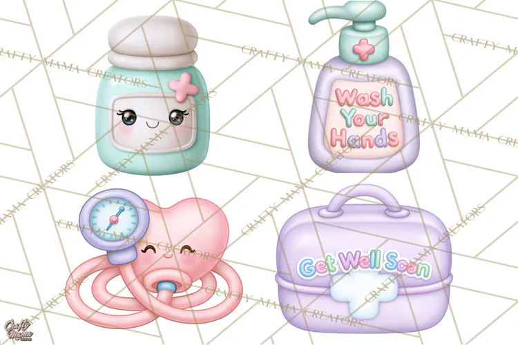 School Nurse Kawaii Clipart