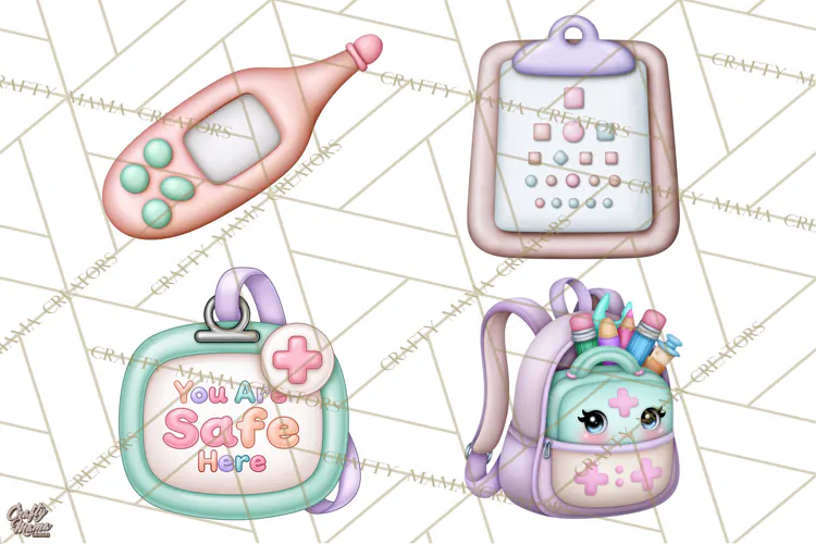 School Nurse Kawaii Clipart