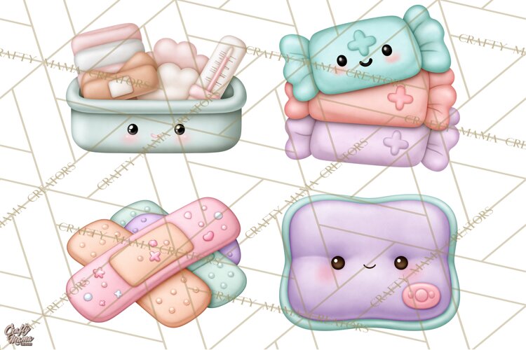 School Nurse Kawaii Clipart example image 1
