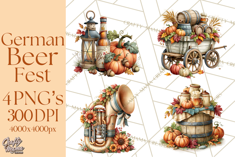 Fall German Beer Fest Clipart Png
