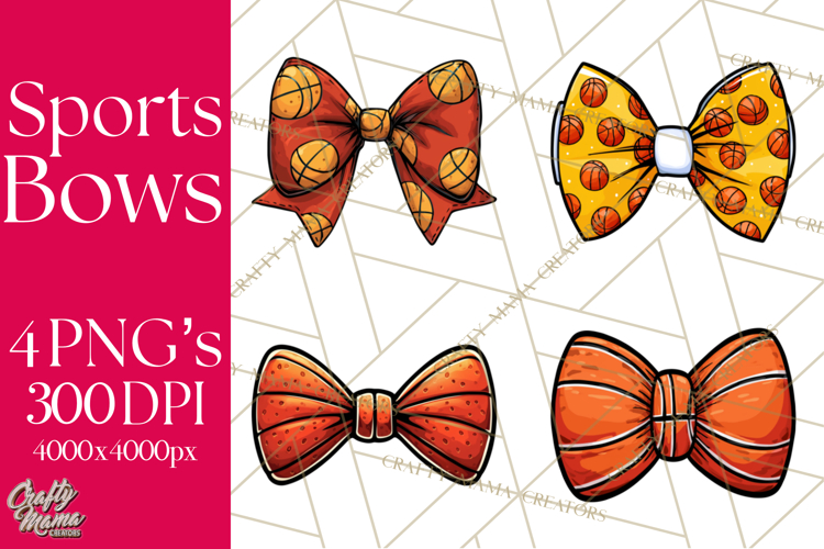 Sports Bows Clipart, Sports Bow PNG, Basketball Bow Png