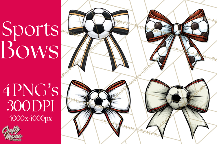 Sports Bows Clipart, Sports Bow PNG, Soccer Bow Png