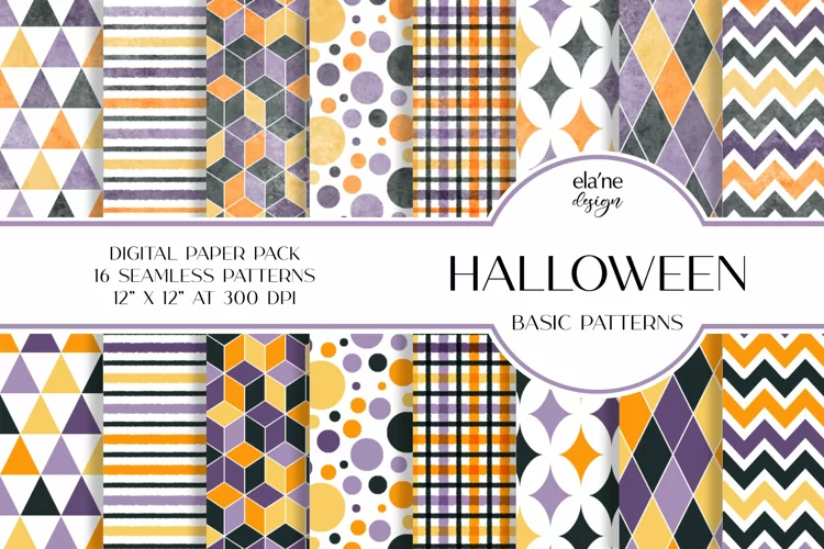 Halloween Digital Paper Pack