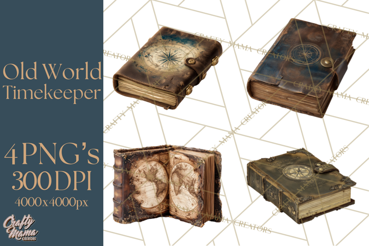 Clockwork Chronicles Vintage Steampunk Clipart PNG Files