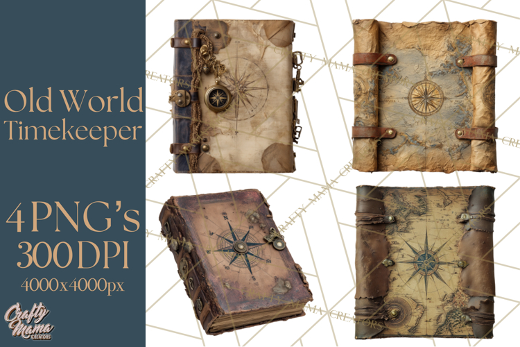 Clockwork Chronicles Vintage Steampunk Clipart PNG Files