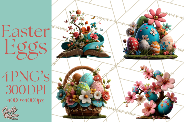 Easter PNG, Cottage Core Realistic Easter Animals Clipart