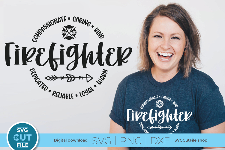 Firefighter svg, fire fighter svg, emergency services unisex