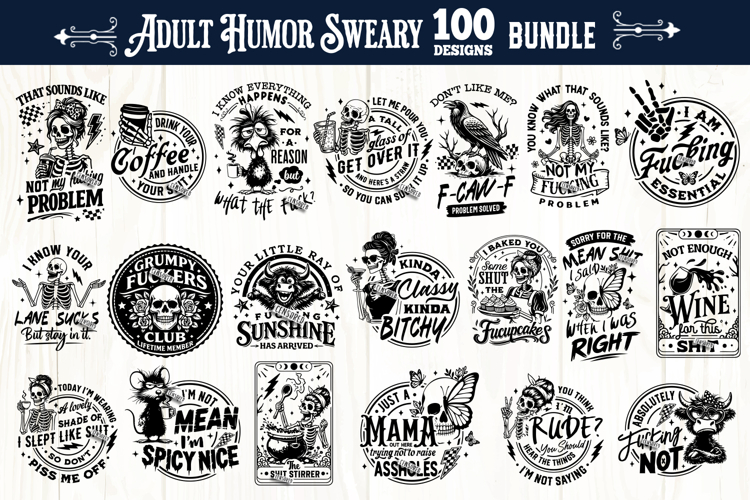 Adult Humor bundle svg, funny adult quotes svg bundle 100