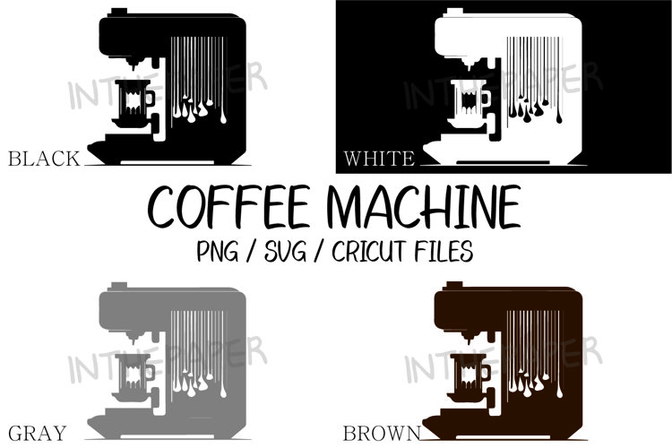 Coffee Machine SVG | Coffee Machine PNG example image 1