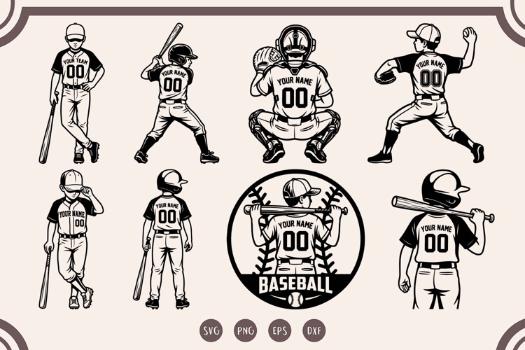 Baseball Player Clipart Image 22