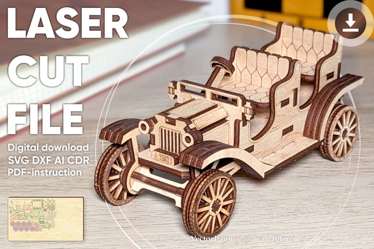Old Car Clipart Image 8
