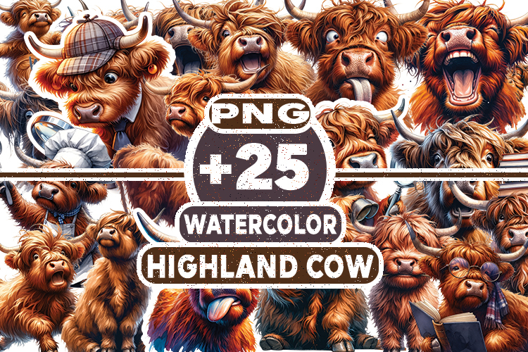 Highland Cow Clipart Image 14