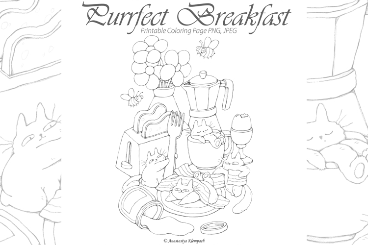 Printable Hand Drawn Coloring Page