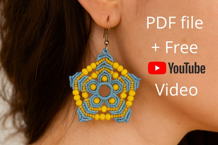 Micro Macrame Beaded Earrings DIY YouTube Transcript