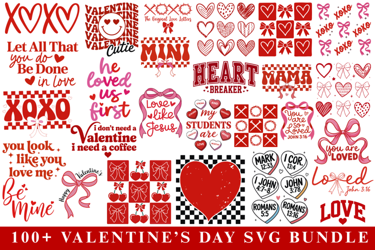Mega Valentines Day Svg Bundle